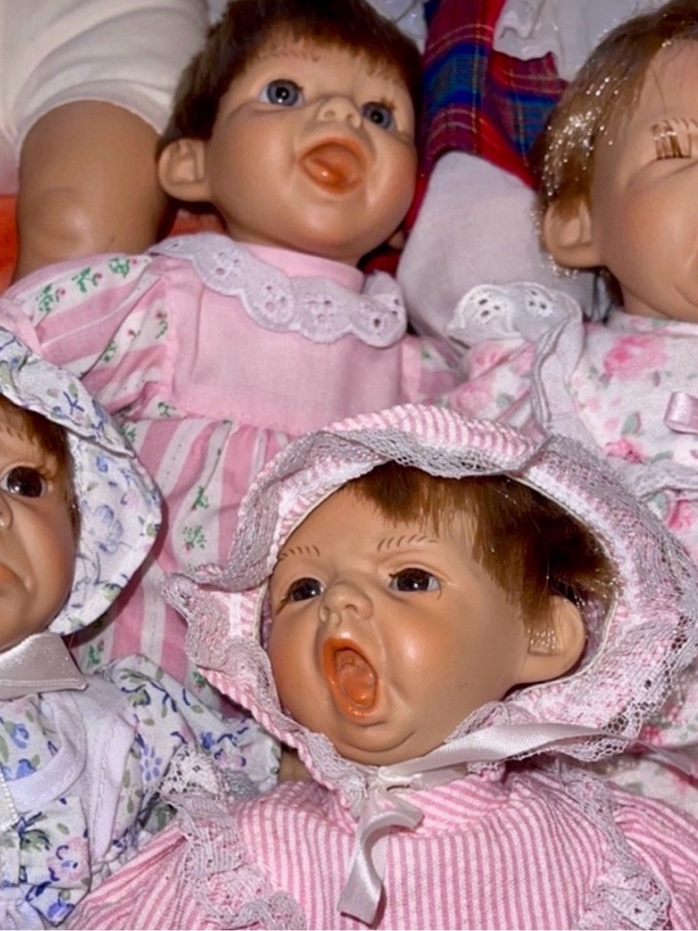 Expression Dolls, Lot of 8.   Vintage.